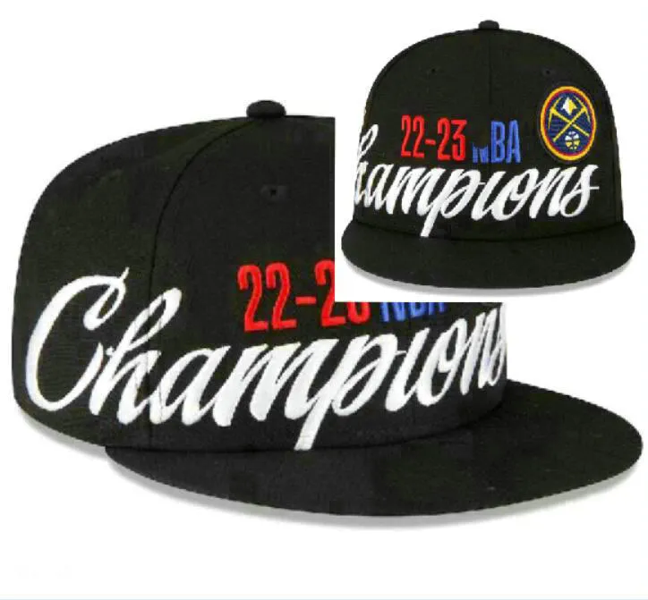 Denvers Nets 27 Murray 15 Jokic 22-23 2022-2023 Finali Champions Locker Room 9FIFTY Cappello snapback Cappello da sole unisex Ricamo in osso Cappellini all'ingrosso