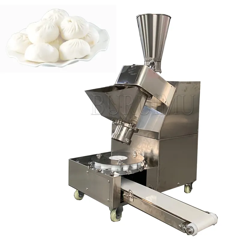 Hoge Efficiëntie Siopao Baozi Bun Maker Machine Automatische Soep Dumpling Machine Graan Product Momo Gestoomde Broodje Making Machines