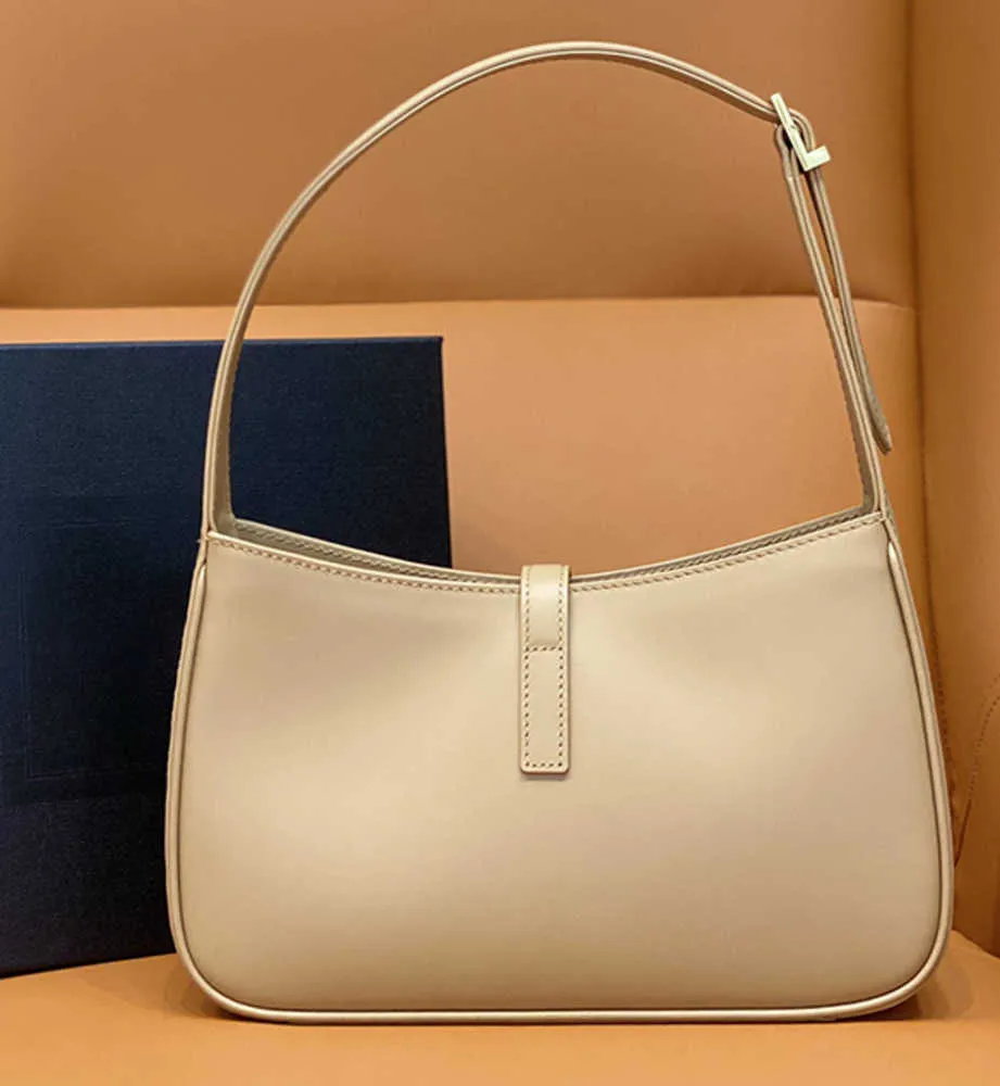 Neue 2023 Designer-Tasche für Damen, Luxus-Unterarmtaschen, 23 cm, Modemarke, gegerbtes Leder, Schultertasche für Damen