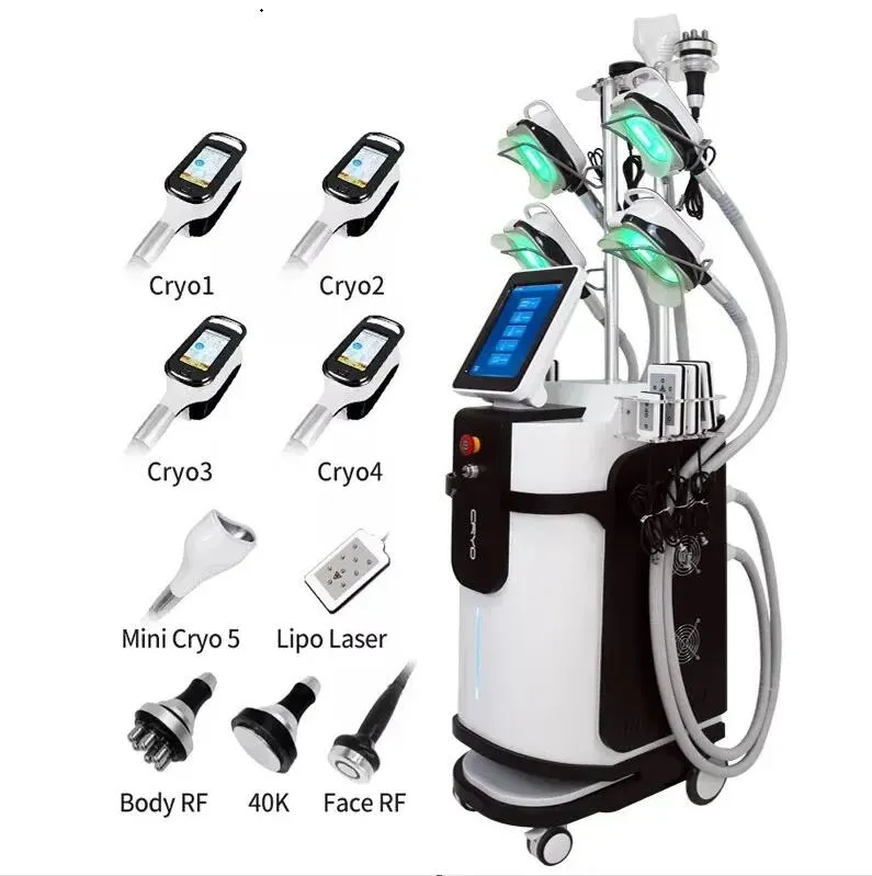 360 Ciriolipolisis Vücut Yağ Kriyoterapi Zayıflama Makinesi Ultrasonik Vakum Lipo Kilo Kaybı Lazer Yağ Dondurucu Güzellik Makinesi