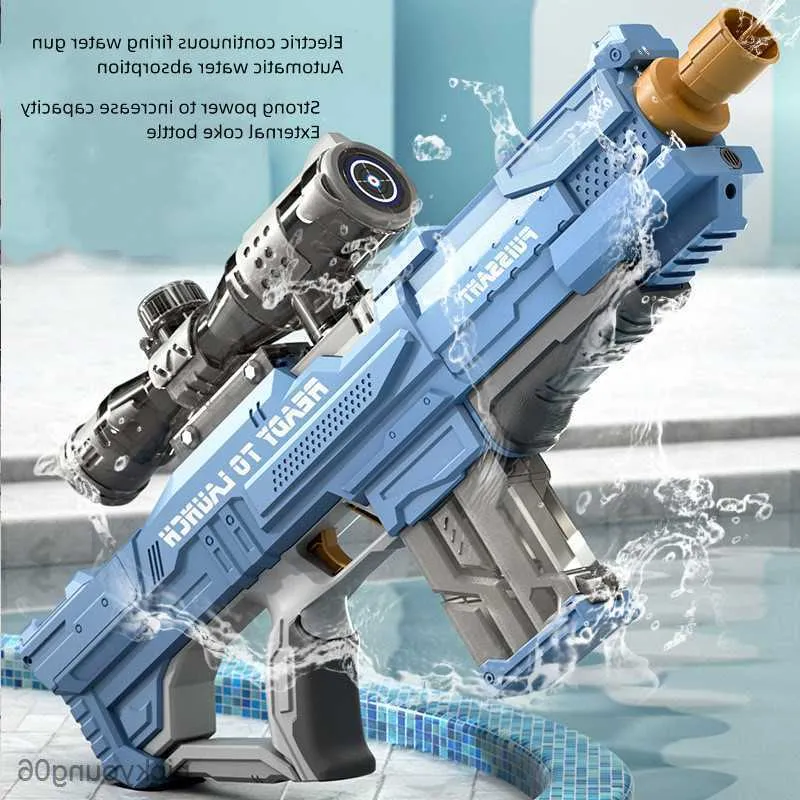Sable jouer à l'eau jouet électrique pistolet grand jet continu pour enfants été nouveau. R230613