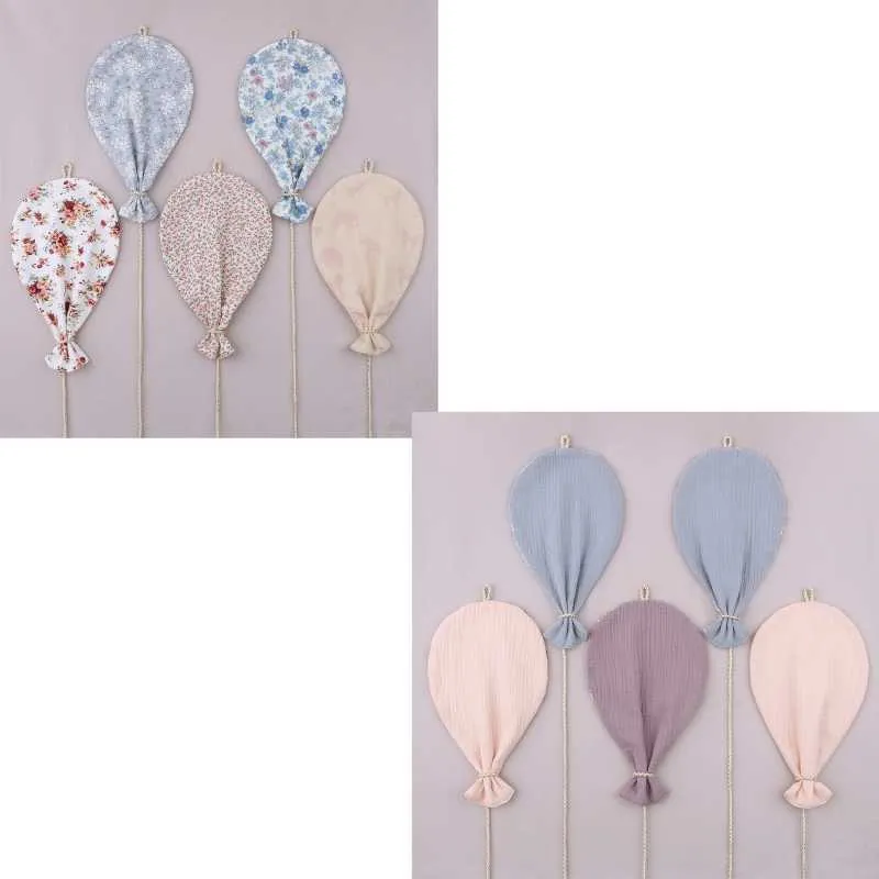 Garden Decorations Cute Printed Cotton Balloon Wall Hanging Ornaments Nordic Room Decoration Newborn Baby Bedroom Photography Props