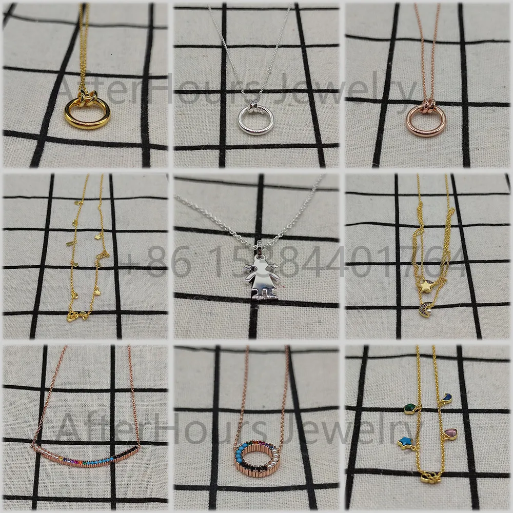 Colares com Pingente de Prata Joyas De Plata 925 Colgantes Ley Mujer Colar De Ouro Com Pedras Preciosas Coloridas Para Mulheres Bonito Jóias Finas 230613