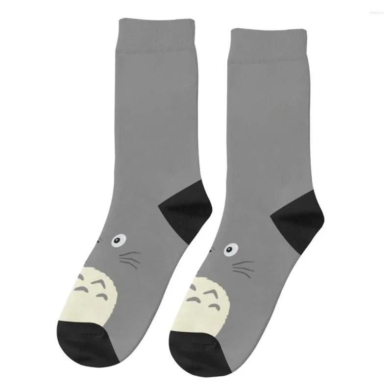 Erkek Socks Studio Ghiblitotoro Yüz 3d Baskı Komik Harajuku Unisex Orta Tüp