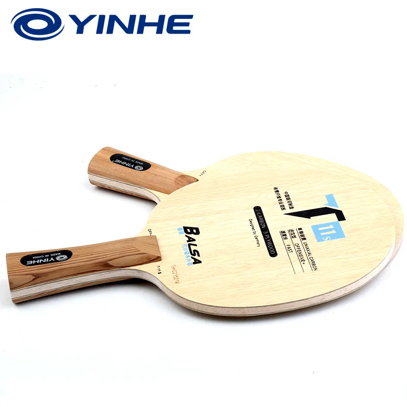 Yinhe T11 Table Tennis Blade - Fast Attack & Loop Racket, Carbon Balsa ...
