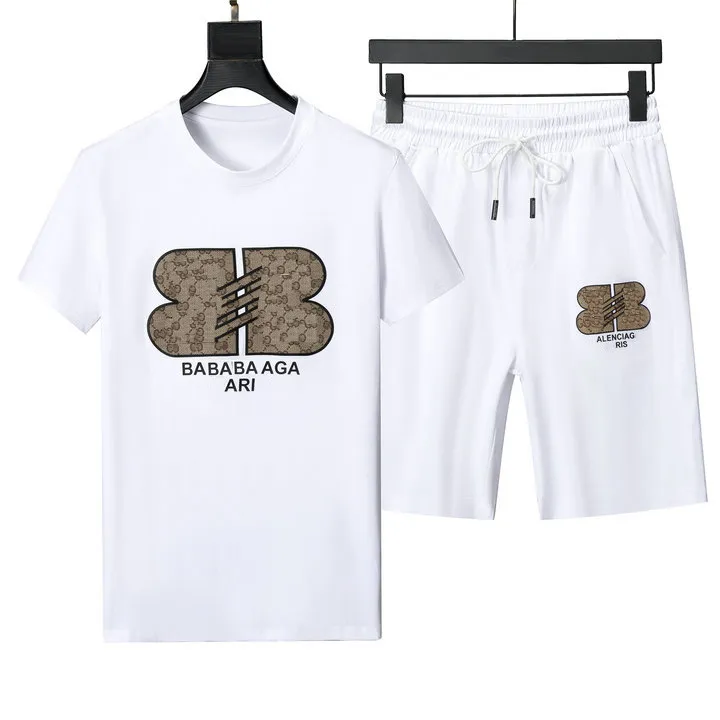 T Shirt Men Designer Designer Suit Dwuczęściowy zestaw sportowe spodnie dresowe z długim rękawem Man Krótkie rękawie pullover bieganie bluza moda dresowy garnitury 3xl