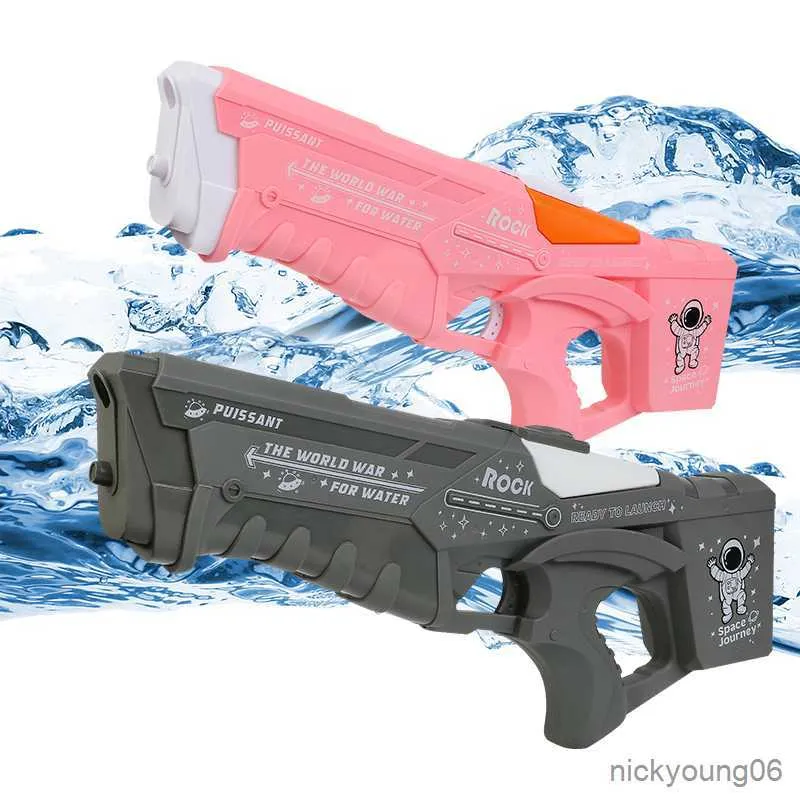 Sand Play Water Fun New Professional Electric Gun Toy Spring Summer Boy and Girl Battle Game Wysokie ciśnienie R230613