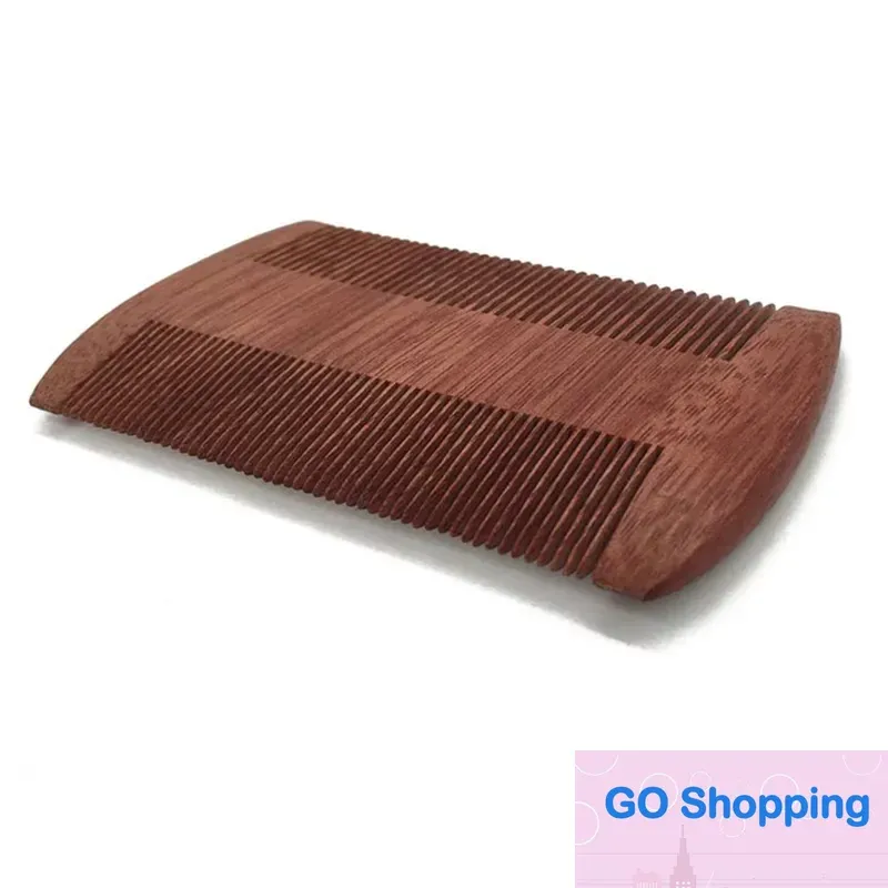 Simple Sandalwood Comb Gold Wire Sandalwood Bar Comb Handmade Beard&Hair Combs For Women Natural Beautiful Wood
