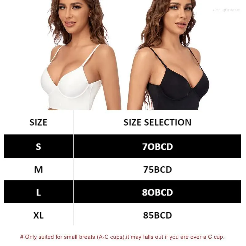 Sexy Wireless Low Back Low Back Bra With Convertible Strap For
