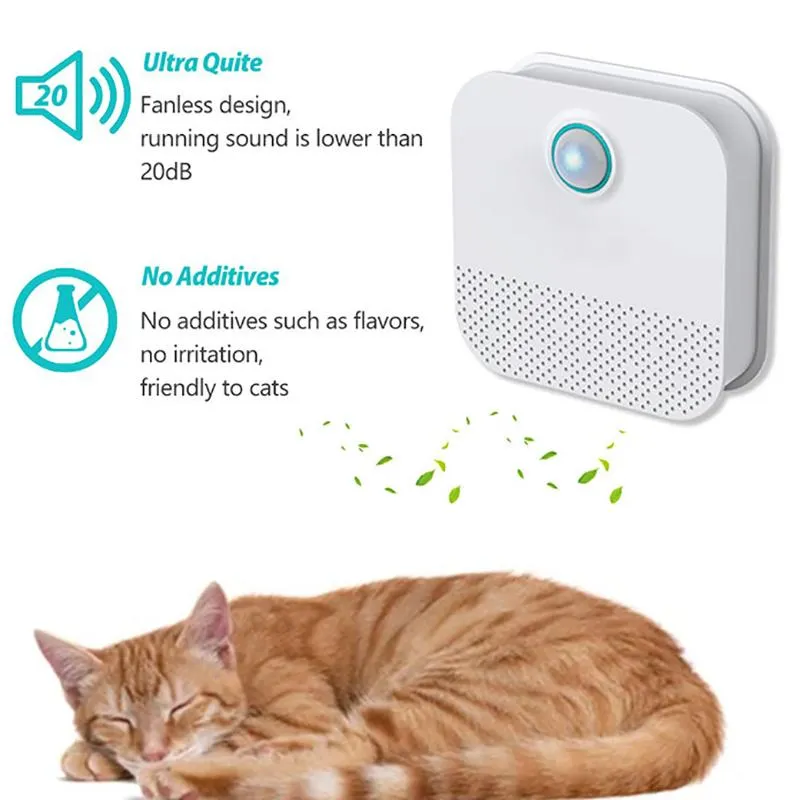Husbrytande smart kattluktrenare för katter kullbox deodorizer hund toalett laddningsbara luftrenare husdjur deodorisering