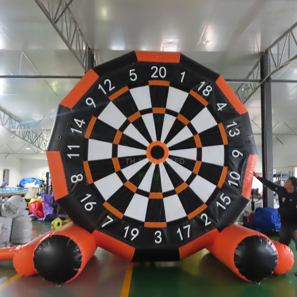 3m(10ft)Customized inflatable Soccer dart board football kick dartboard target game for