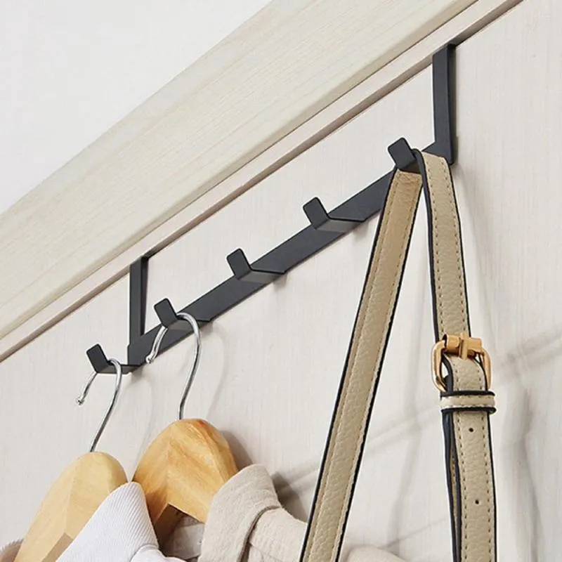 Hangers Useful Coat Hanger Storage Door Back Hanging Hook Stable Punch-free For Office