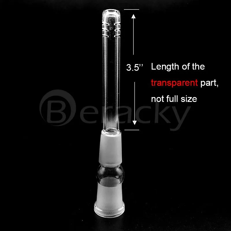 DHL!!! Glass Downstem Diffuser 14mm to 14mm,18mm to 18mm, 14mm to 18mm Male Female Glass Down Stem For Glass Bongs Dab Rigs