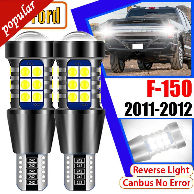 Novo 2 pcs t15 lâmpadas do carro 912 canbus erro livre 921 led reverso luz w16w lâmpadas de backup para ford f-150 2010 2011 2012 2013 2014 2015