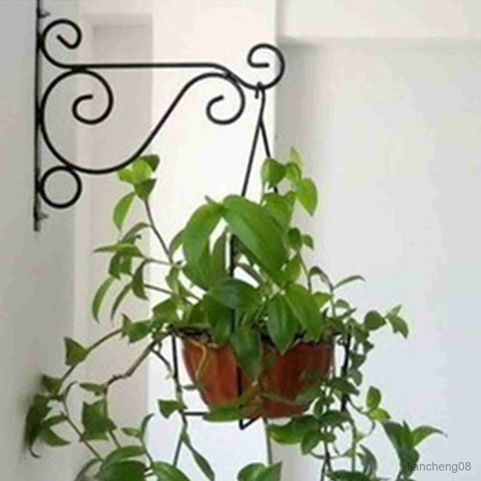 Metal Wall Hanger For Plants Heavy Duty Basket Bracket For Garden