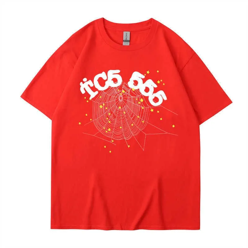 DHgate.com:Designer spider Mens t shirt Pink Young Thug Sp5der 