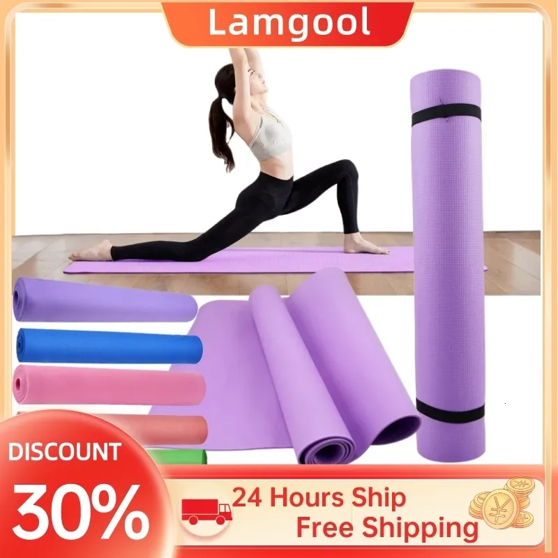 Yoga Mats Non-slip eva yoga mat for women/men 173*61cm eva blanket sport weight loss fitness exercise sports yoga pad for women 230613