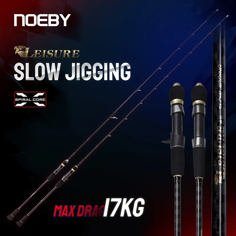 Boat Fishing Rods Noeby 1.83m 1.96m Slow Jigging Fishing Rod M ML Power High Sensitivity Carbon Spinning Casting Shore Jigging Winter Fishing Rods 230614