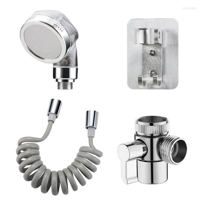 Robinets d'évier de salle de bain robinet de douche à main pour tête tuyau externe pulvérisateur Kit de rinçage livraison directe