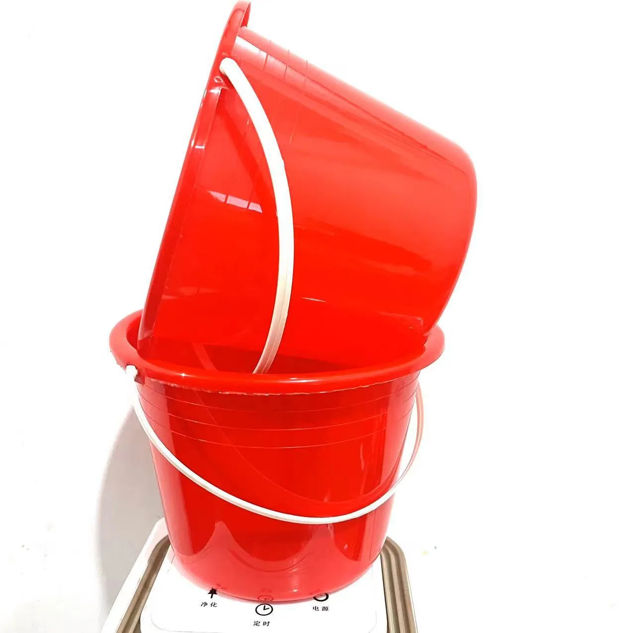 Mini Strawberry Pail Bucket Portable Plastic Toy For Childrens