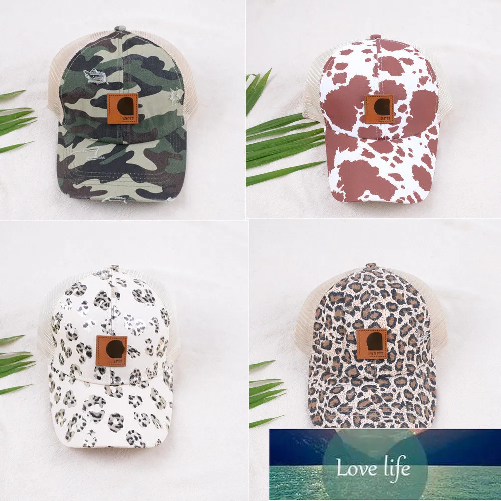 American Baseball Cap Camouflage Leopard Print Summer Sun Hat Sun Protection Hat Travel Hat