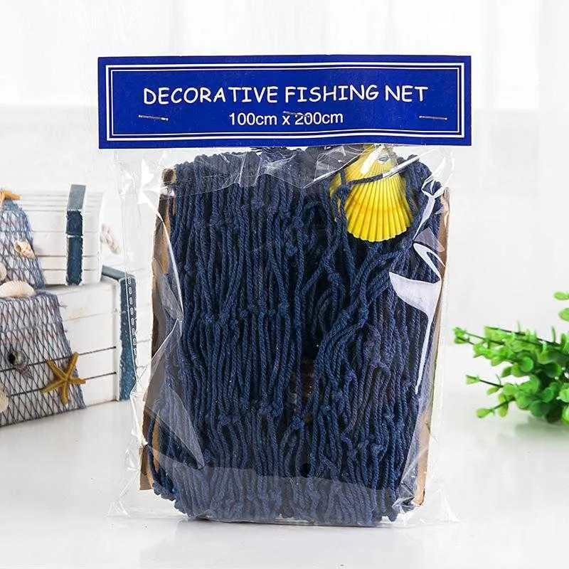 1Pc Mediterranean Style Decorative Mini Fishing Net Accessories