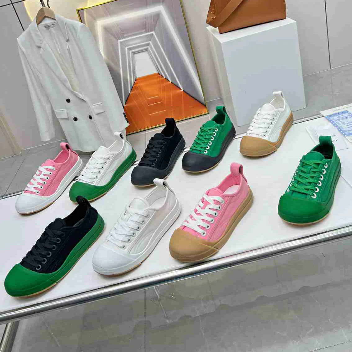 Novo designer de verão Vulcan tênis masculino e feminino sola de borracha casual sapatos rasos Sapato de skate confortável sapatos casuais Periquito branco óptico tamanho 35-45 com caixa