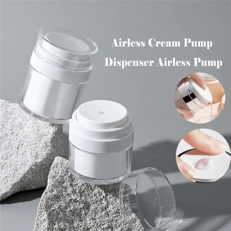 Parfumfles Lege Airless Pomp Jar Hervulbare Crèmes Gels Lotions Dispenser Reizen Lekvrije Cosmetische Container Vacuüm 230614