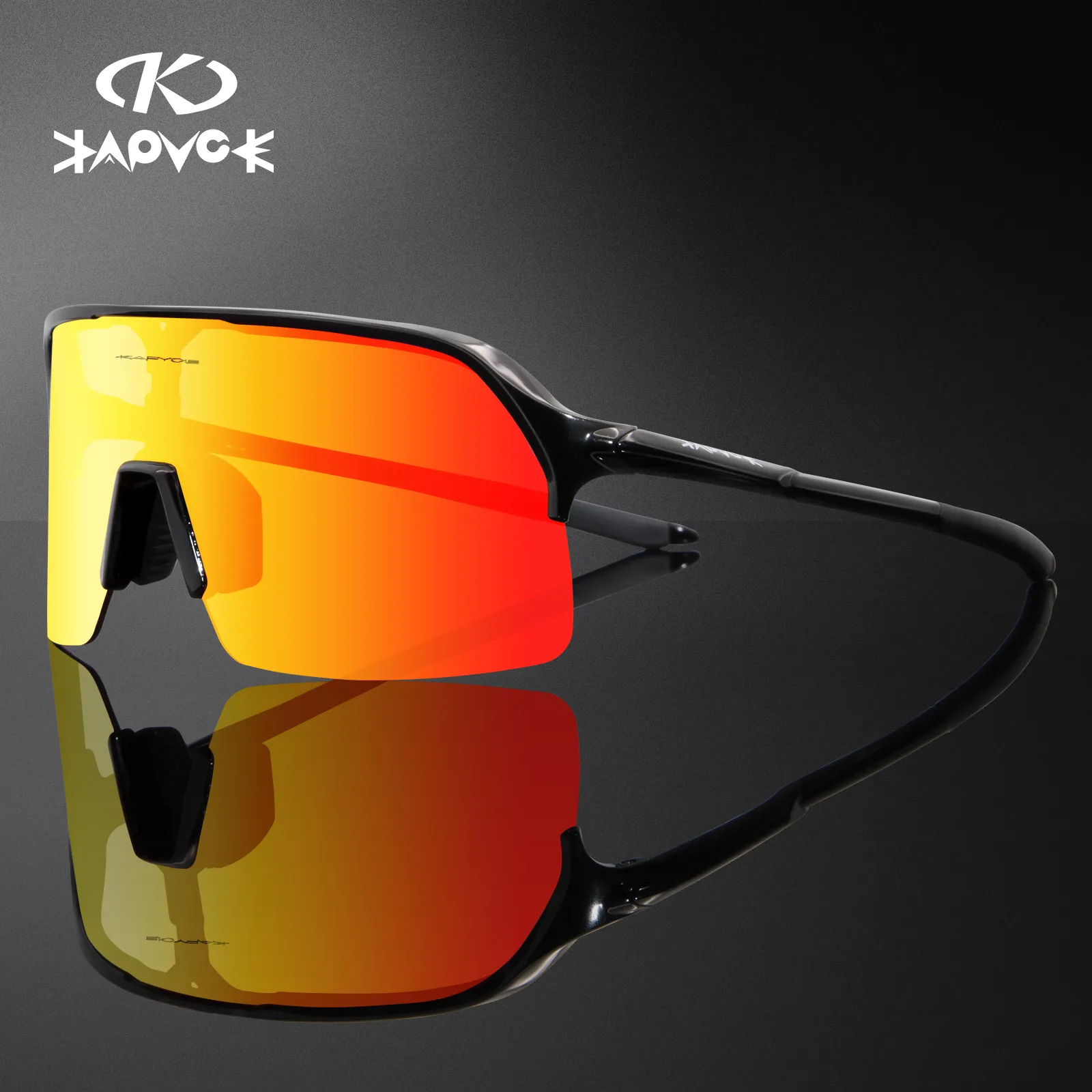 Utomhus Eyewear Kapvoe Cycling Glasses Road Cycling Goggle Outdoor UV400 Cycling Solglasögon Sportskydd Mountain Bicycle Glasses 230613