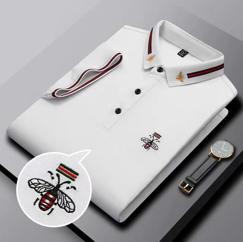 Luxus Italien Herren T-Shirt G Designer Poloshirts High Street Stickerei Herren Marken Poloshirt