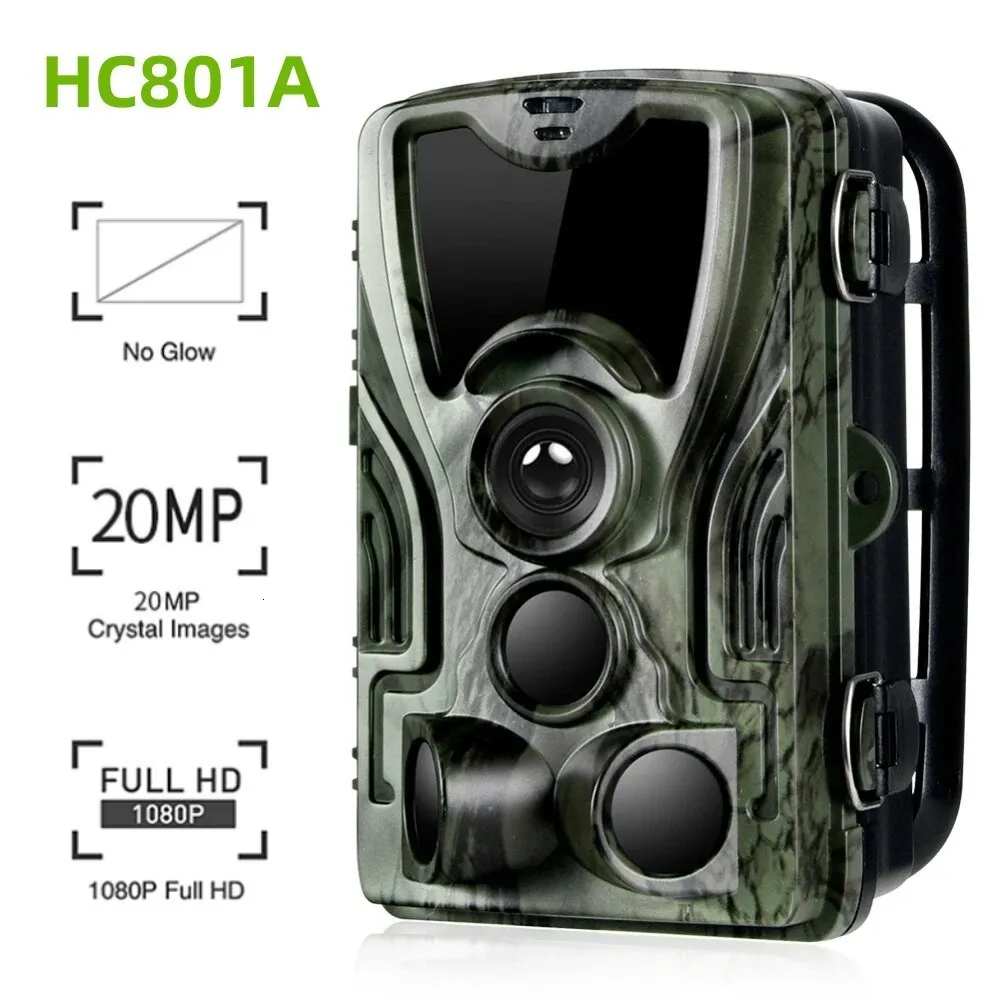 Jaktkameror Trail Camera Night Vision HC801A Wildlife with Motion Activated Outdoor Trigger Scouting 230613