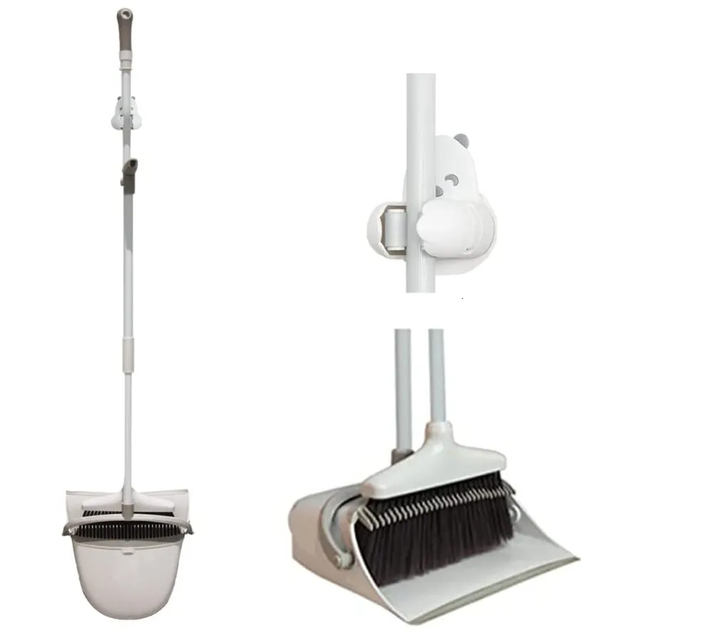 CQT Broom And Dustpan And Brush Mop Set With Handle Brush For Home Kitchen  Cleaner Floor Sweeping Upright Stand Up Dust Pan C 230613 From Heng10,  $22.34