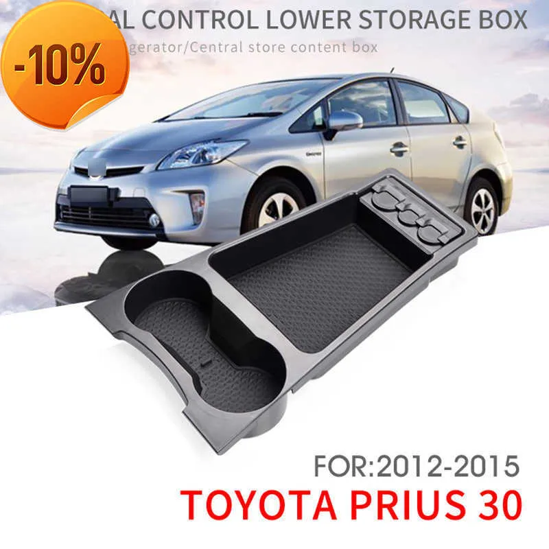 Central Armrest Storage Box For Toyota Prius 30 XW30 2010 2015