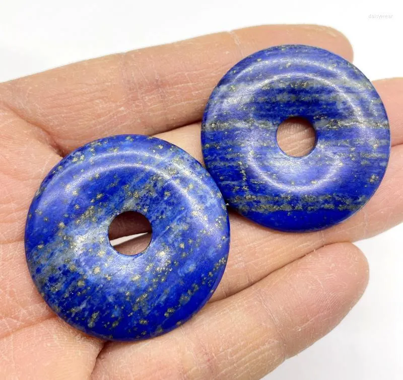 Naszyjniki wiszące 40 mm naturalny klejnot kwarcowy kryształ lapis lazuli opal pączki uroki biżuterii DIY Making Naszyjnik Akcesoria 8pcs