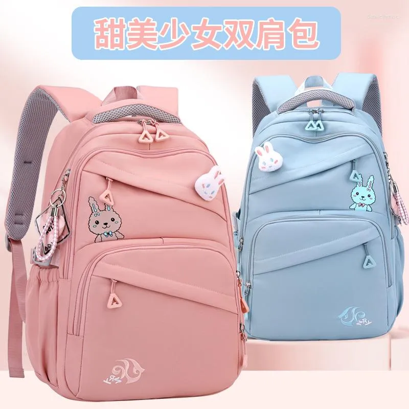 Sacs d'école Kawaii esthétique femmes sac à dos sac pour adolescentes japonais coréen sac à dos étudiant cartables avec accessoire mignon Mochila