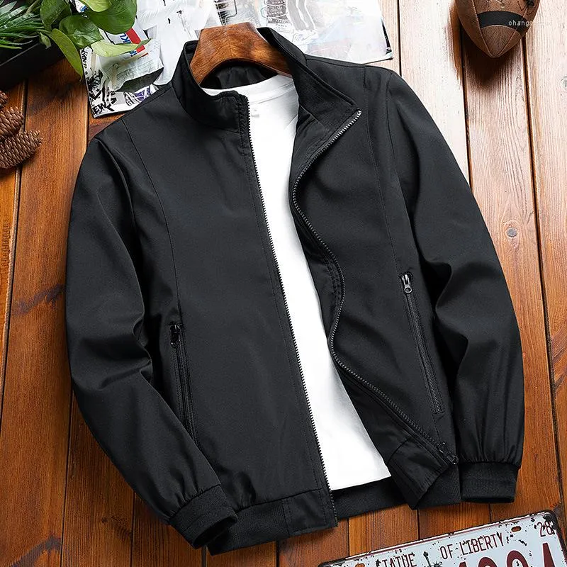 Chaquetas Para Hombre, Chaqueta De Marca Para Hombre, Chaqueta Ajustada Con  Cuello Levantado Para Hombre, Chaqueta Informal Para Hombre, Ropa  Cortavientos Fina Para Primavera Y Otoño De 24,77 €