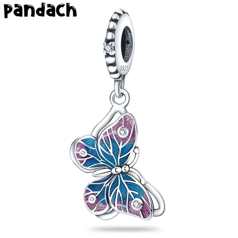 925 silver Fit Pandora Original charms DIY Pendant women Bracelets beads color 925 kitty pendant beads jewelry diy