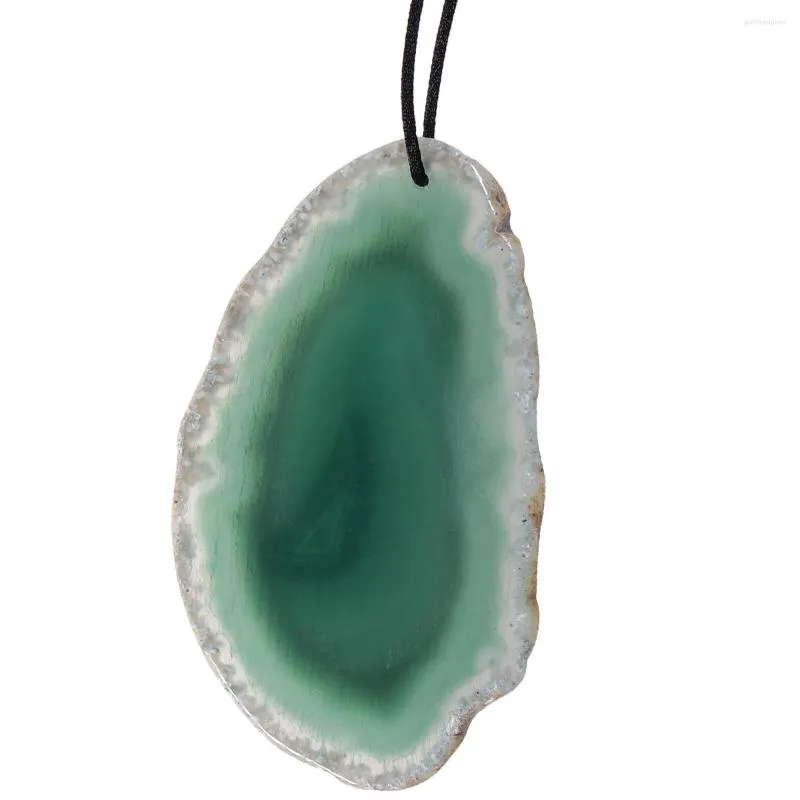 Collane con ciondolo 1 pezzo Fetta di quarzo agata forata superiore Forme irregolari Dimensioni casuali assortite per la creazione di gioielli fai da te_voghion.com