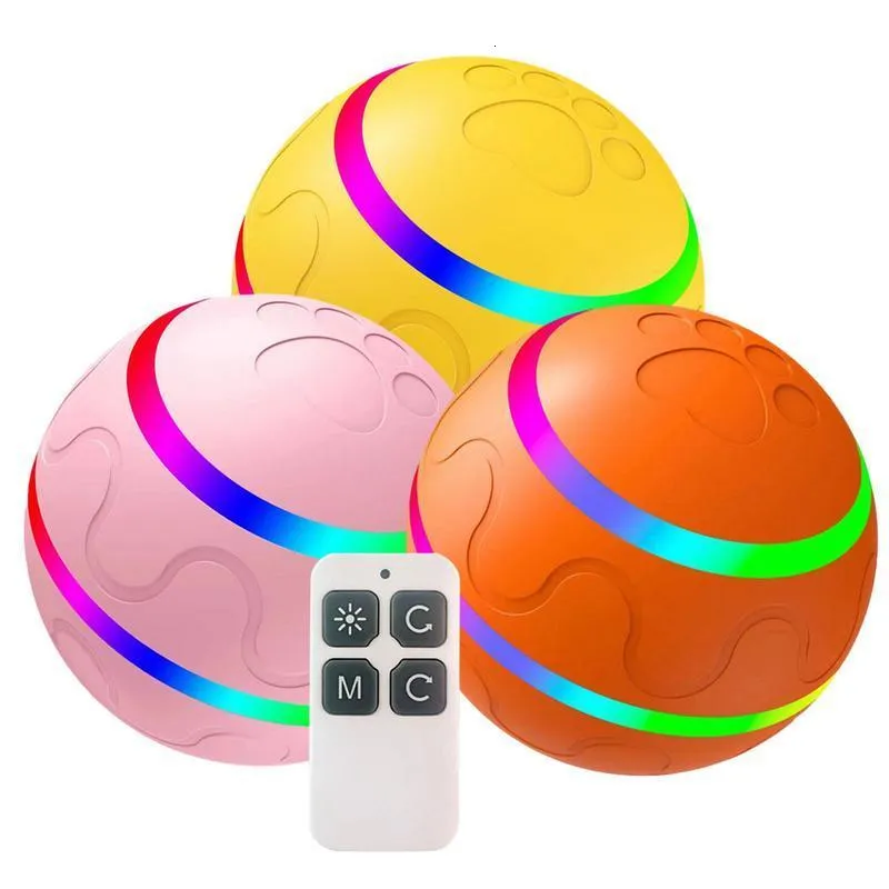 Balloon Smart Ball for Dogs Interactive Dog Zabawki dla dużych psów Interaktywna Puppy Pet Ball Automatyczne poruszanie się z LED Light 230613