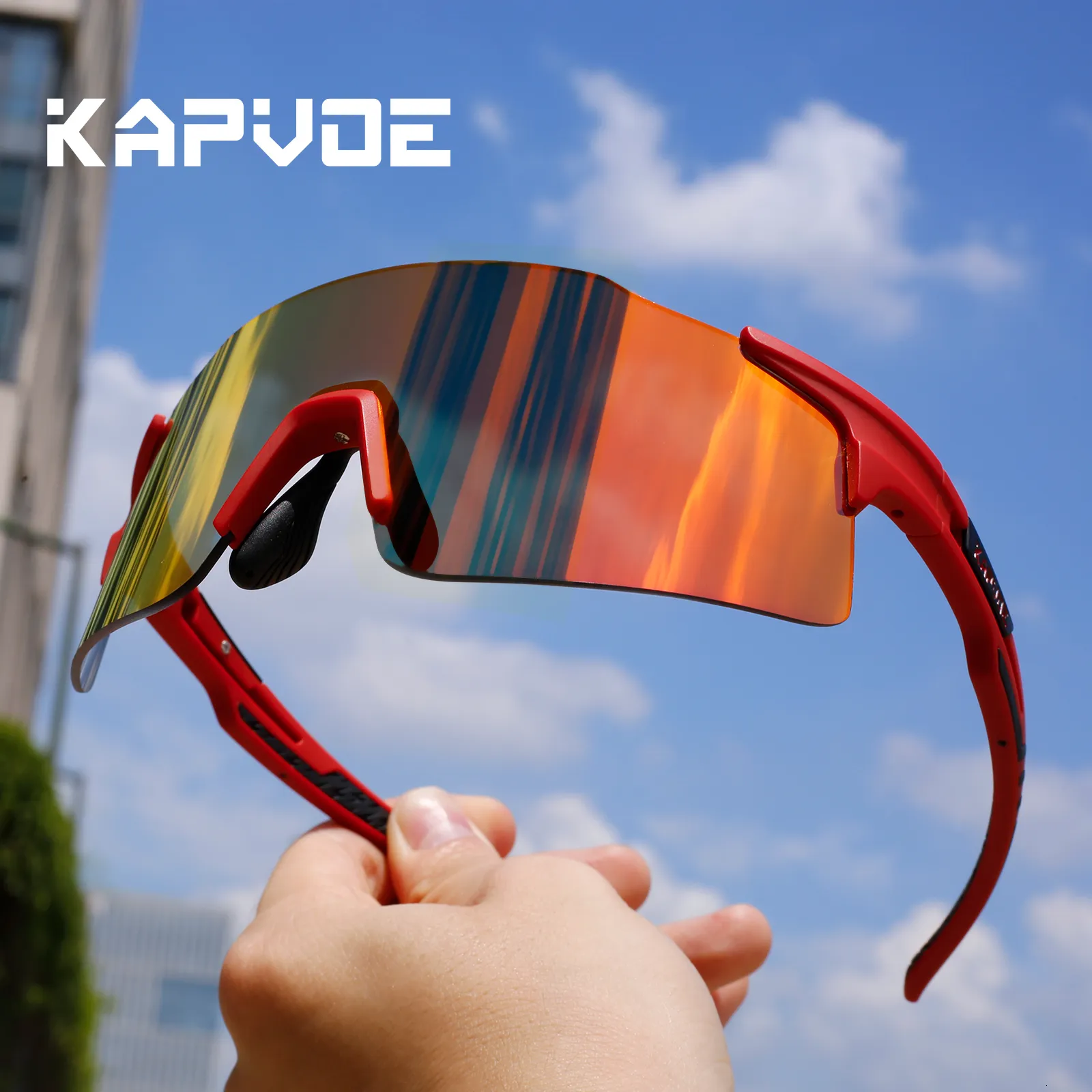 Наружные очки kapvoe pochromic езда на велосипеде Стала MTB Cycling Sunglasses Outdoor Bike Eyewear Спортивные очки UV400 Ficycle Goggles Feeces 230613