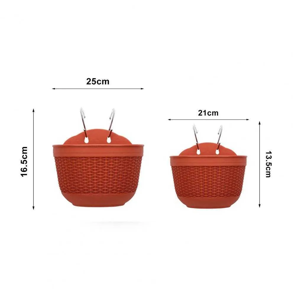 Jardinières Pots jardinière de fleurs Durable décoratif demi-cercle forme ornementale Drain plante Pot R230614