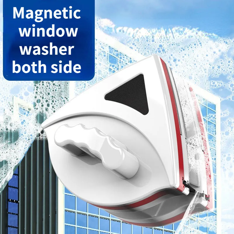 Ferramentas magnéticas de limpeza magnética para limpeza de vidros de  janela lateral dupla, para espessura de vidro de 3 a 8 mm