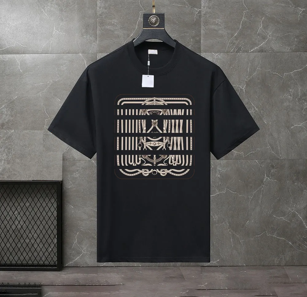 2023 Moda masculina e feminina de verão e temperamento de marca de lazer Coringa camiseta estampada com letra de desenho animado tamanho XS-4XL # am76