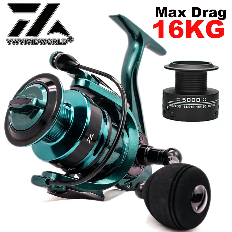 Moulinets Baitcasting VWVIVIDWORLD Moulinet de pêche à double bobine 5.5 1 4.7 Alliage Gear Ratio Haute vitesse Spinning Casting moulinet Carpe pour l'eau salée 230613