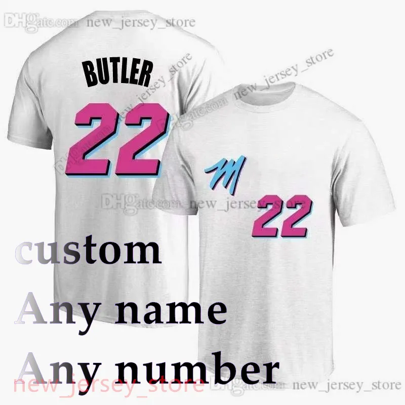 2023 Custom 22 Jimmy Butler Digital Print Basketball Short Sleeve