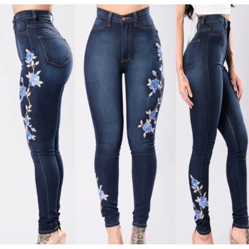 Womens Jeans est Arrivals Fashion Dames Lady Denim Skinny Broek Hoge taille Stretch Slim Pencil Casual 230614