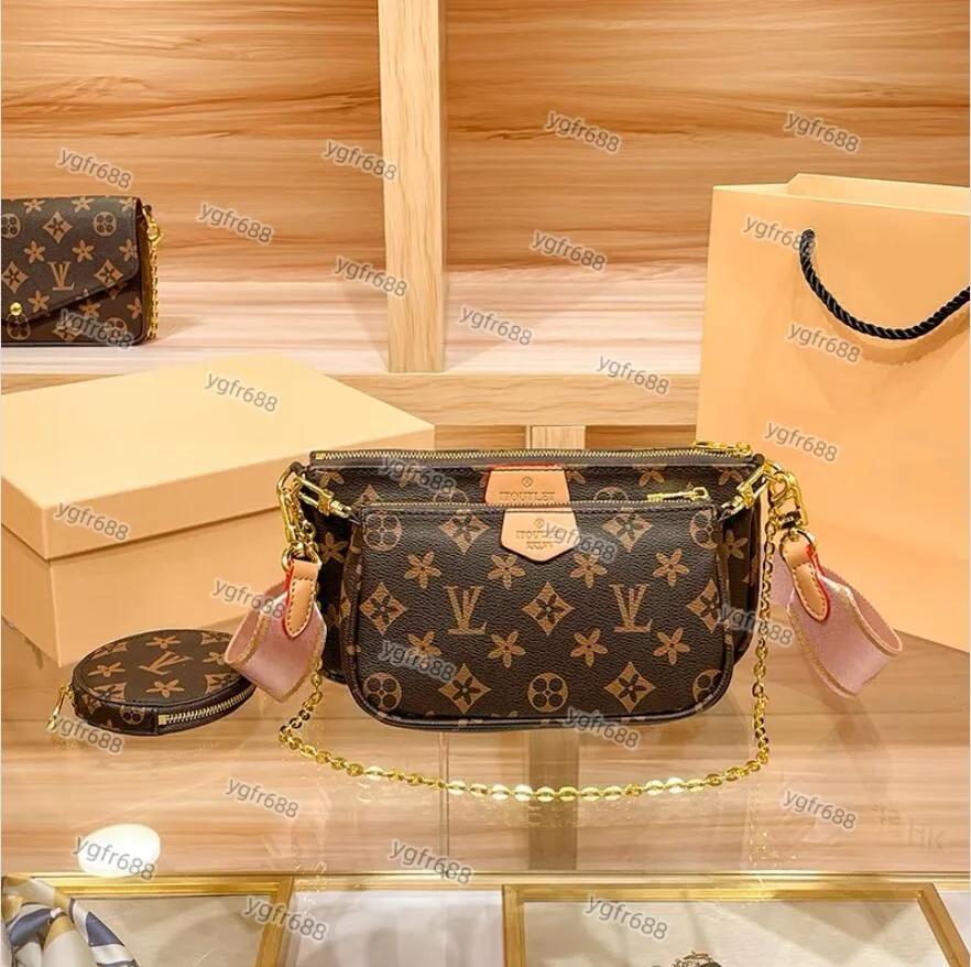 Set Shoulder Bag Designer Bags Womens Handbags Classic Three Piece
