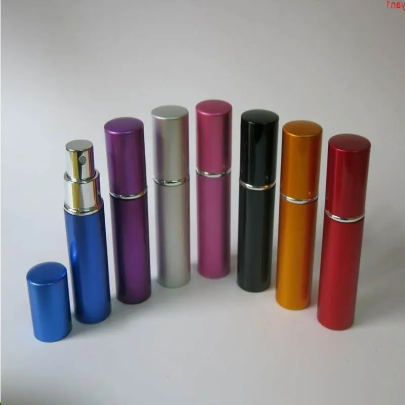 10ml Refillabe Portable Perfume Bottle 10cc Aluminium Spray Parfum Atomizer 1/3 oz Fragrance Cosmetic Packaging high qty Rdcul