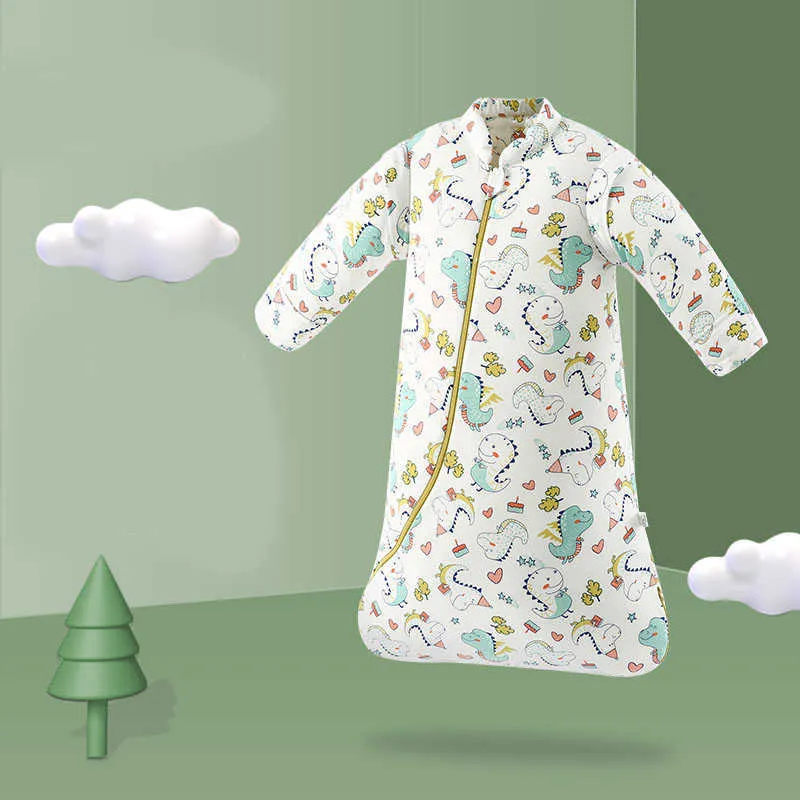 Slaapzakken Herfst Winter Tas Voor Baby Puur Katoen Pyjama Pasgeboren Jongens Meisjes Kleding