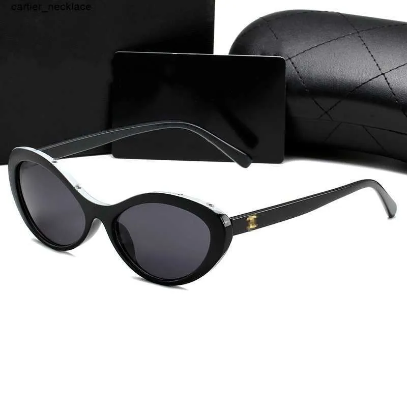 높은 채널 선글라스 품질 라운드 탑 ch Original Men 유명한 클래식 레트로 브랜드 안경 디자인 여성 선글라스